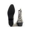 The Richards is a women’s grey snakeskin, premium leather boot